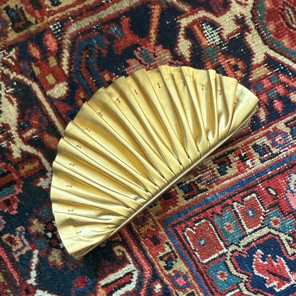 Cult Gaia Nala Clutch in Gold